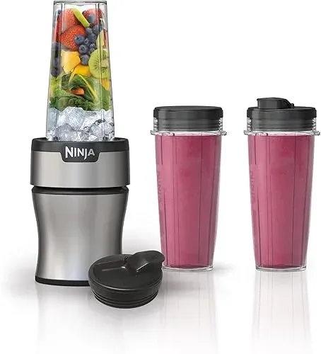 Ninja BN301 Nutri-Blender Plus Compact Personal Blender, 900-Peak-Watt Motor, Fr