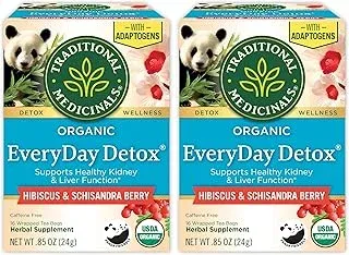Traditional Medicinals Tea, Organic Everyday Detox Schisandra Berry, Supports He