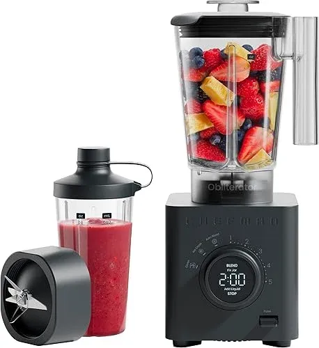 Chefman Obliterator 48 oz Countertop Blender for Smoothies, 1380W Motor to Crush